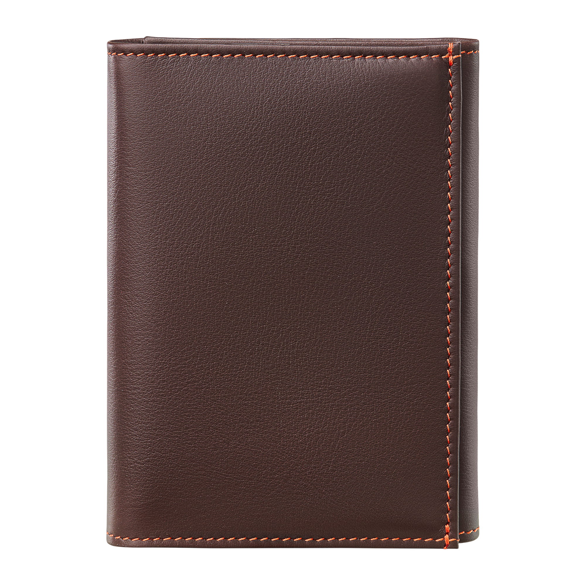 Leather: Standard, Color: Amelia Brown, Stitching: Orange, Closed