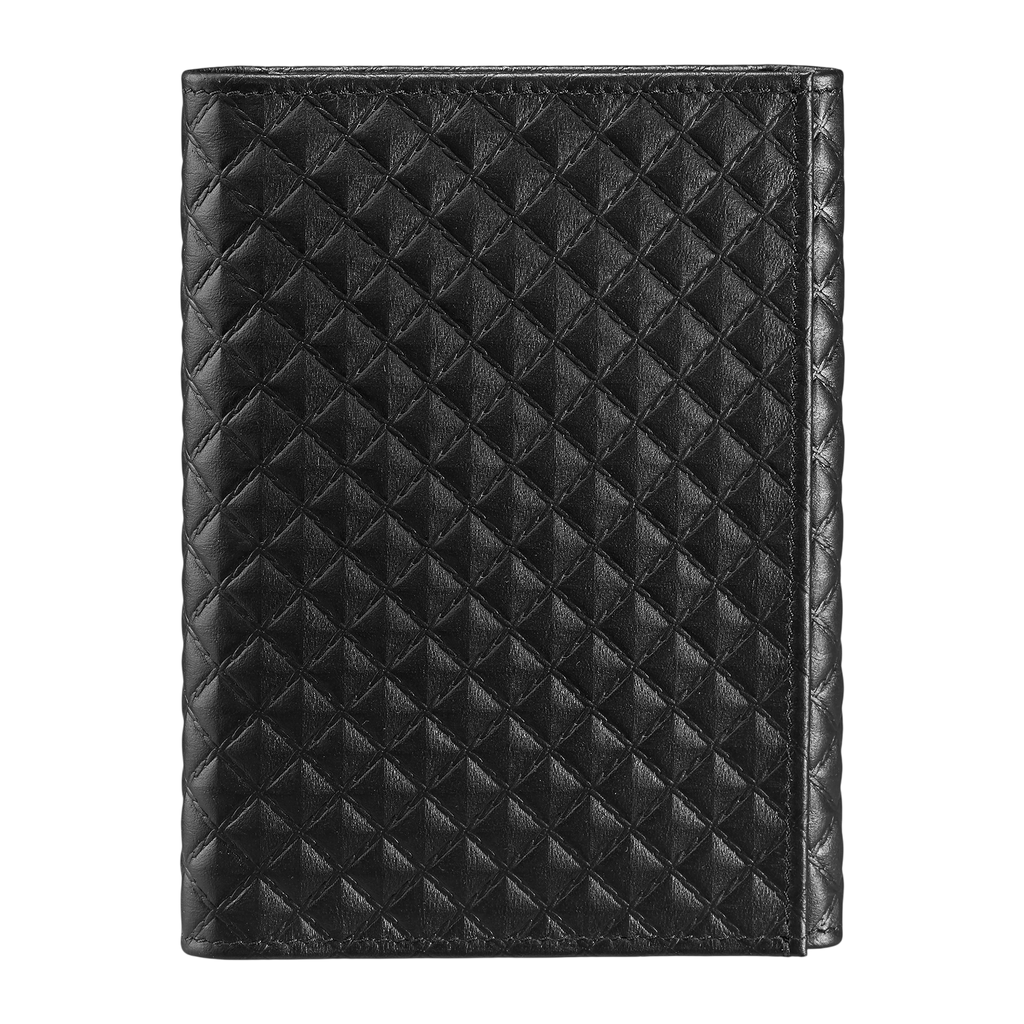 Leather: Diamond, Color: Monarch Black, Closed