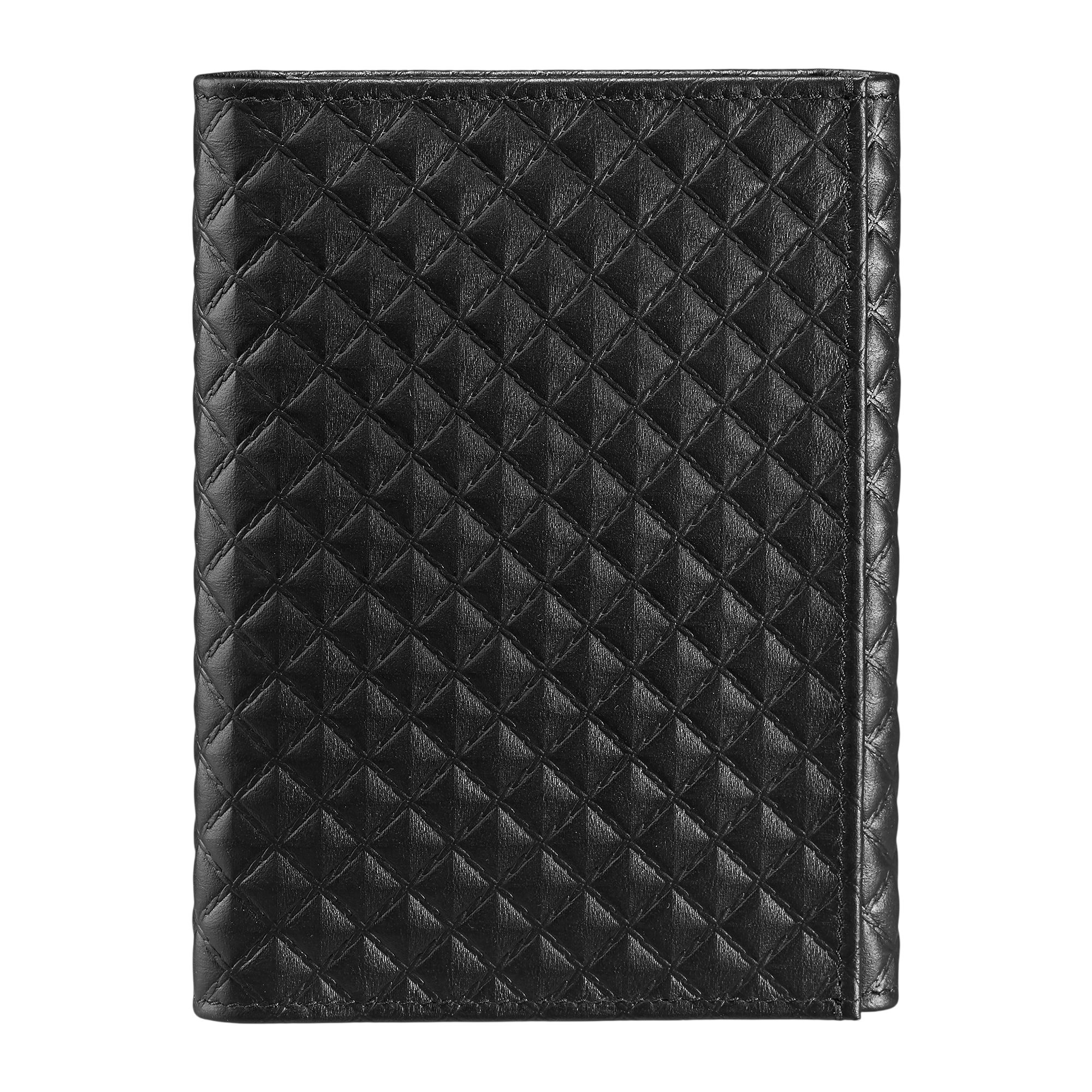 Leather: Diamond, Color: Monarch Black, Closed