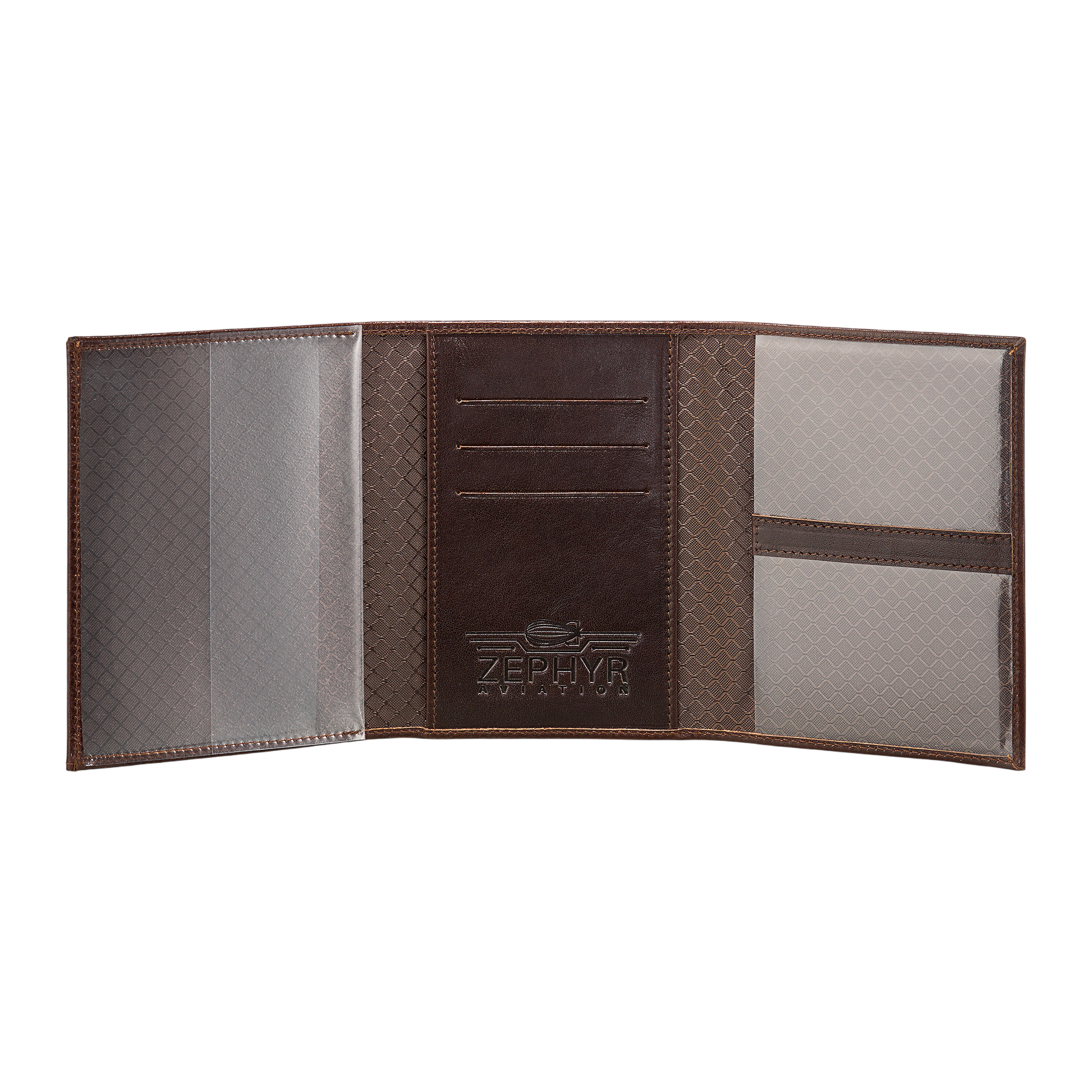 Leather: Diamond, Color: Tuscany Brown, Open