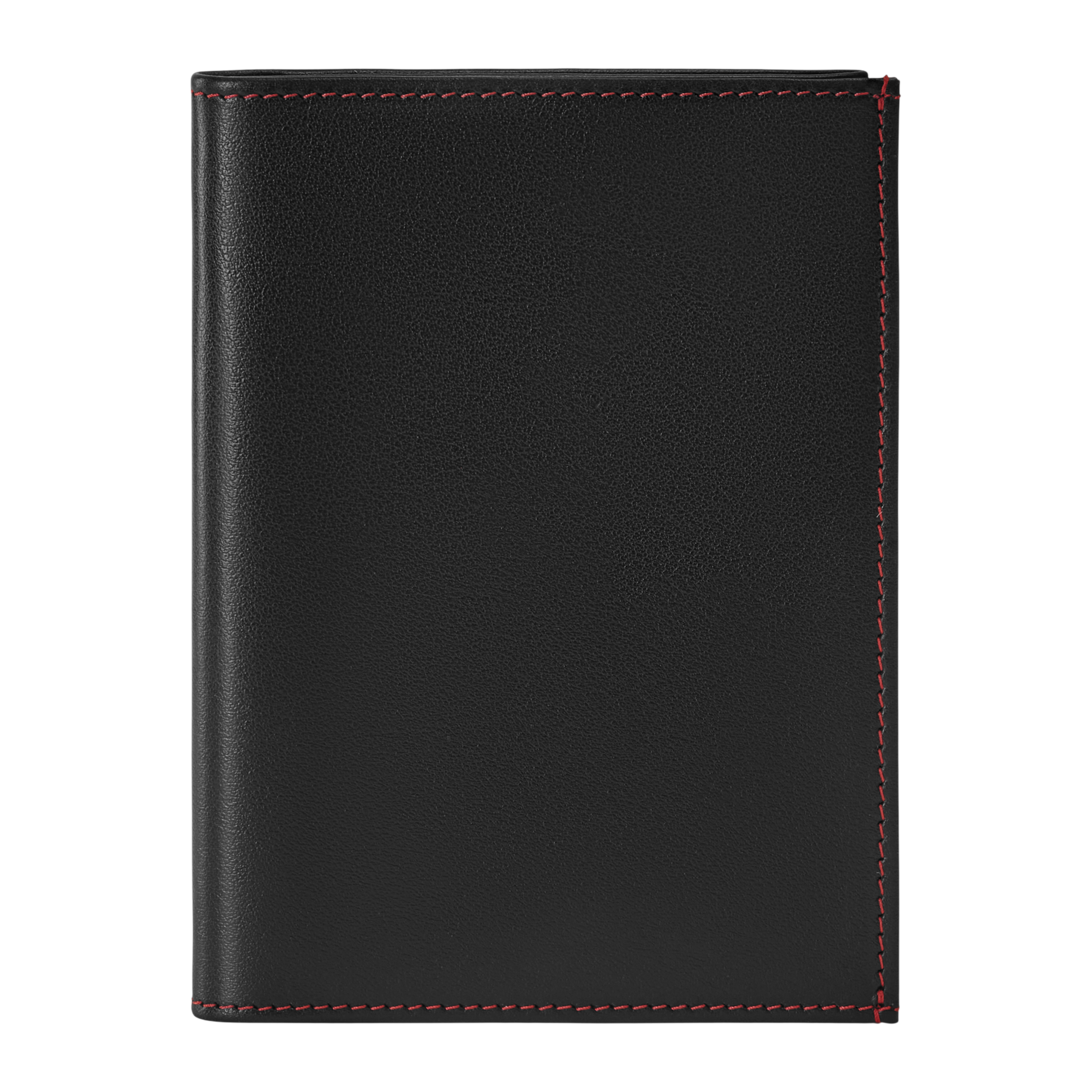 Leather: Standard, Color: Jet Black, Stitching: Red, Closed