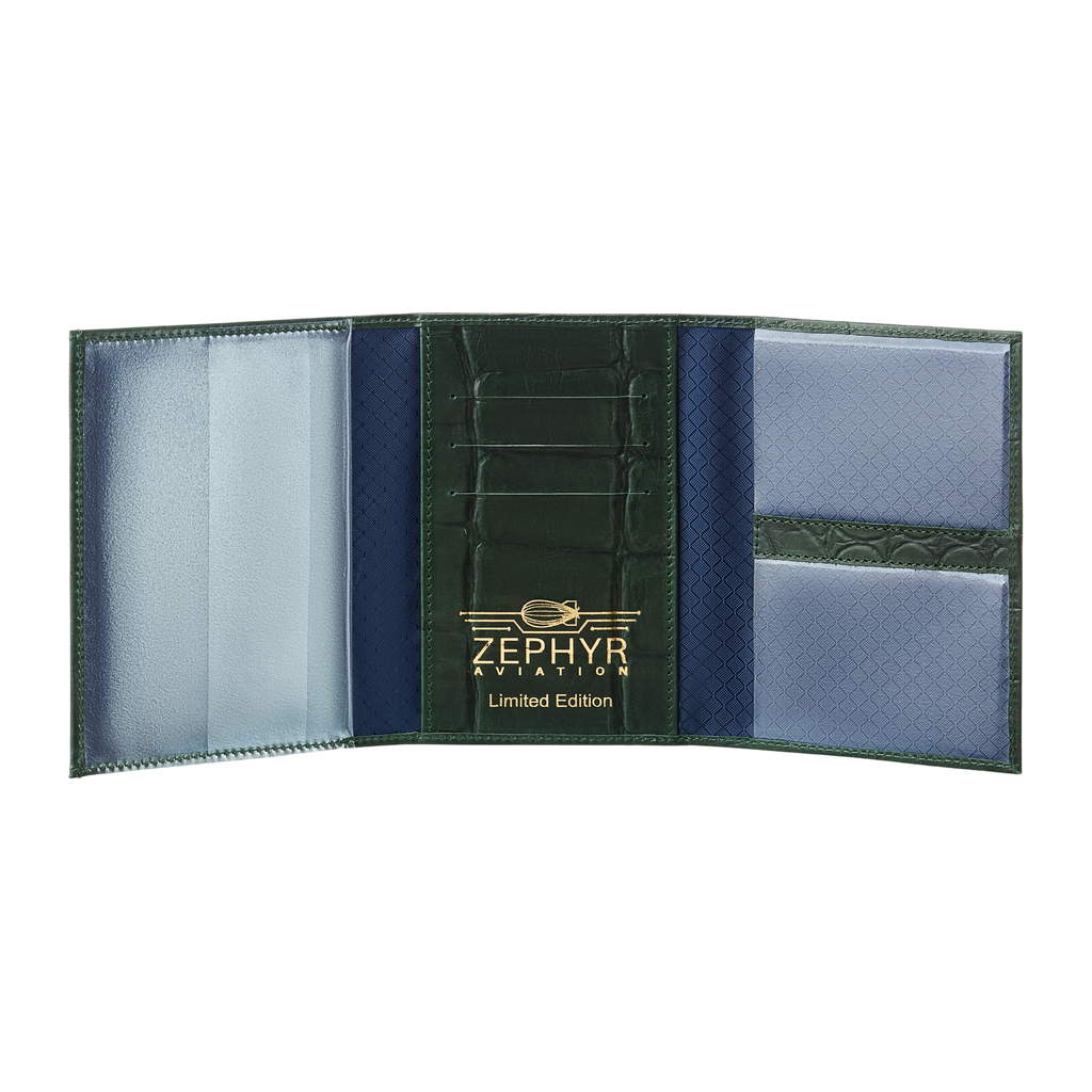 Leather: Limited Edition, Color: Crocodylus Green, Open