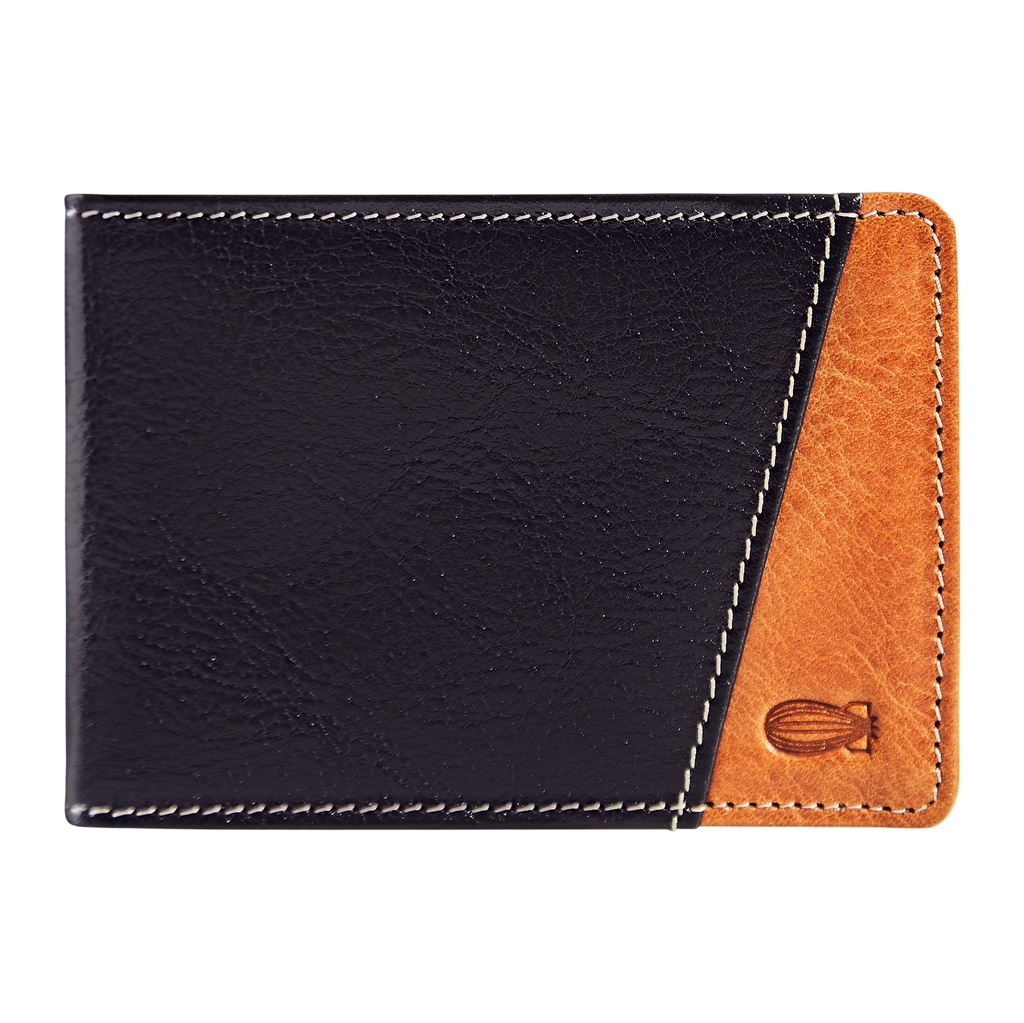 Leather: Meridian, Color: Black / Tan, Closed