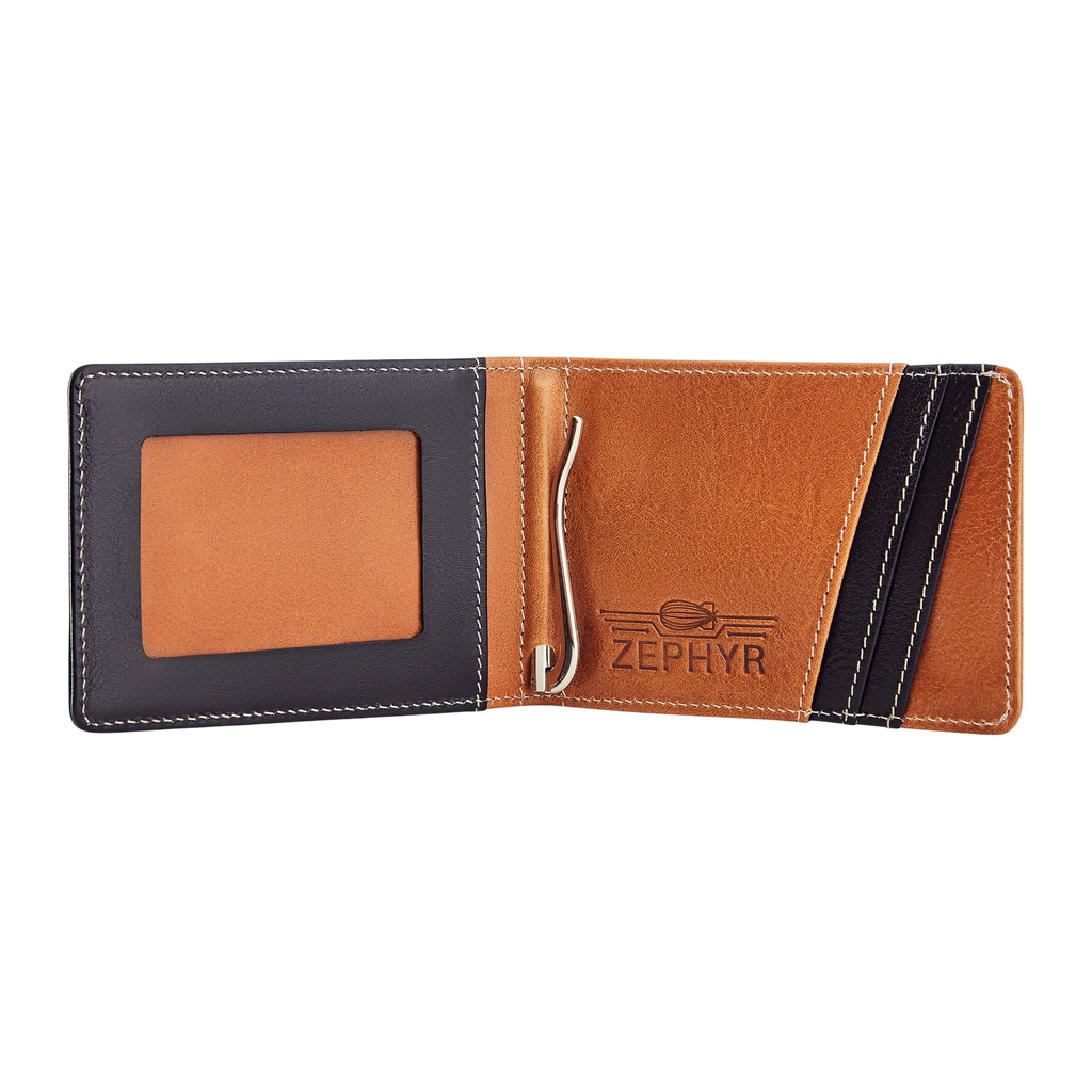 Leather: Meridian, Color: Black / Tan, Open