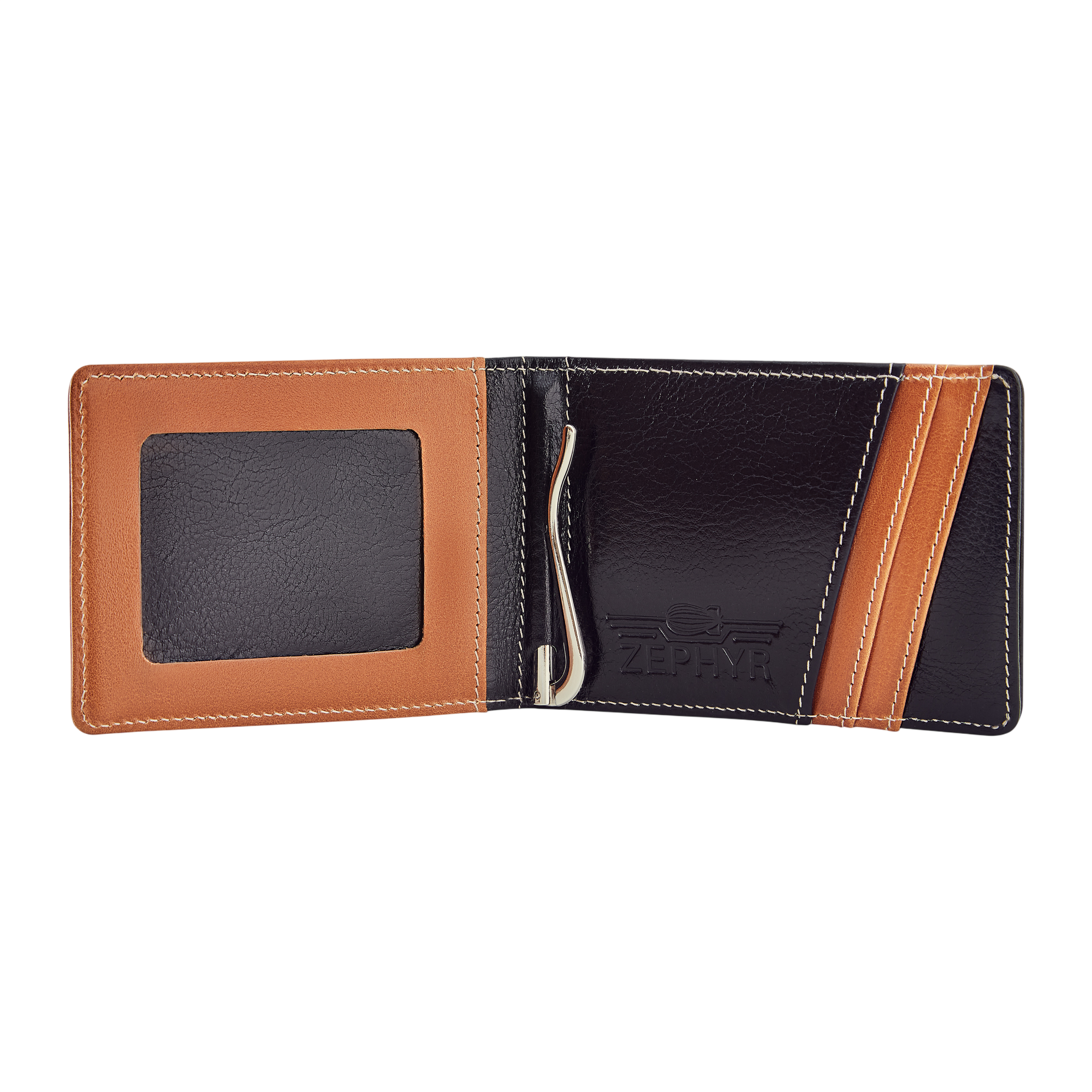 Leather: Meridian, Color: Tan / Black, Open